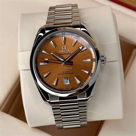 omega seamaster aqua terra orange|Omega Seamaster aqua terra pre owned.